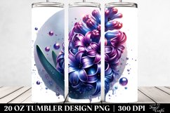 Glossy Hyacinth with Metallic Insertions | 20 Oz Tumbler Product Image 2