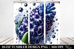 Glossy Hyacinth with Metallic Insertions | 20 Oz Tumbler Product Image 2