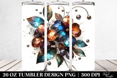 Shiny Impatiens with Metallic Insertions | 20 Oz Tumbler Product Image 2