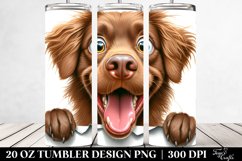 Crazy Looking Watercolor Chesapeake Bay Retriever | 20 Oz Product Image 2