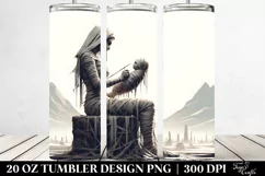 Digital Painting Simple with Mummy, 20 oz Tumbler Product Image 2