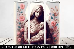 Simple Digital Painting Mummy | 20 oz Tumbler Product Image 2