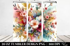 Abstract Colorful Bouquet with Gold Foil Cherry Blossom Product Image 2