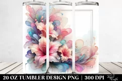 Abstract Pastel Glossy Azalea made of 20 Oz Tumbler Product Image 2