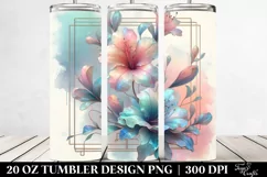Abstract Pastel Glossy Azalea made of 20 Oz Tumbler Product Image 2