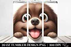 Crazy Labrador Retriever Watercolor Tumbler | 20 Oz Tumbler Product Image 2