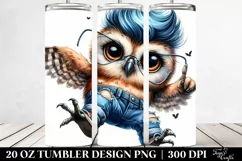Baby Owl Jumping | 20 oz Tumbler Product Image 2