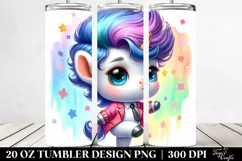 Baby Unicorn Dancing | 20 oz Tumbler Product Image 2