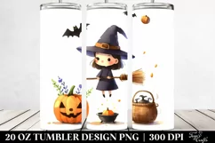 Simple Funny Halloween Witch 20 Oz Tumbler Product Image 2