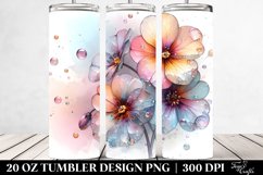 Abstract Pastel Shiny Primrose | 20 oz Tumbler Product Image 2