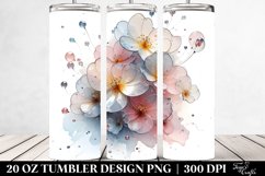 Abstract Pastel Shiny Primrose | 20 oz Tumbler Product Image 2