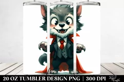 Simple Funny Haloween Werewolf 20 Oz Tumbler Product Image 2