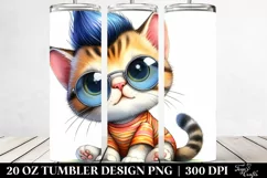 Cute Baby Cat Playing | 20 oz Tumbler Product Image 2