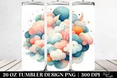 Whimsical Cloud Tumbler | 20 Oz Tumbler Product Image 2
