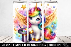 Baby Unicorn Magician. 20 oz Tumbler Design Product Image 2
