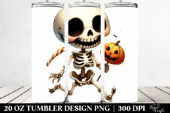 Funny Halloween Skeleton 20 Oz Tumbler Product Image 2