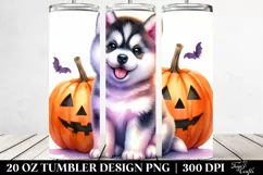 Enthusiastic Husky for Halloween,Transparent PNG Product Image 2