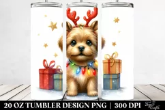 Cute Labrador Retriever with Reindeer Horns,Transparent PNG Product Image 2
