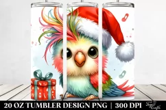 Stylish Parrot for Christmas,Transparent PNG Product Image 2