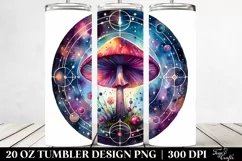 Whimsical Fairy Running Clipart, Transparent 20 Oz Tumbler Product Image 2