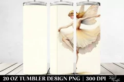 Simple Vintage Dancing Fairy | 20 oz Tumbler Product Image 2