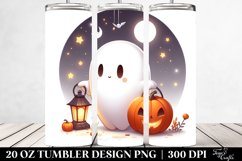Cute Ghost with Lantern | 20 oz Tumbler Product Image 2