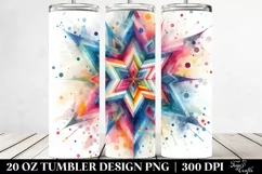 Colorful Pastel Star Abstract | 20 Oz Tumbler Product Image 2