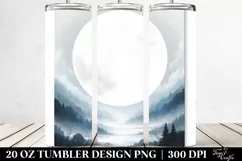 Digital Painting Moon | 20 oz Tumbler Product Image 2