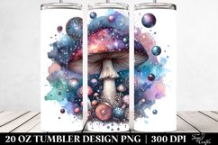 Detailed Shiny Mystical Mushroom Tumbler | 20 oz Tumbler Product Image 2
