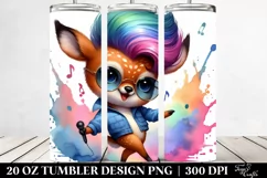 Cute Baby Deer Dancing | 20 oz Tumbler Product Image 2