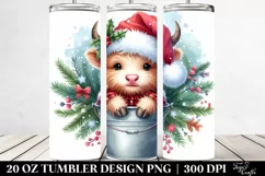 Whimsical Cute Baby Cow Clipart Product Image 2