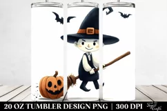 Simple Funny Haloween Broomstick 20 Oz Tumbler Product Image 2