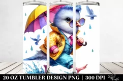 Baby Dove Running | 20 oz Tumbler Product Image 2