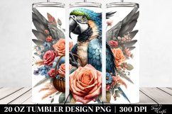 Gothic Cute Baby Macaw | 20 Oz Tumbler Product Image 2