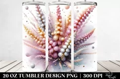 Abstract Heather Watercolor 20 Oz Tumbler Product Image 2