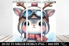 Cute Winter Bunny,Transparent PNG Product Image 2