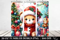 Expressive Cute Watercolor Design 20 Oz Tumbler Product Image 2