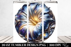 Detailed Morning Glory | 20 Oz Tumbler Product Image 2