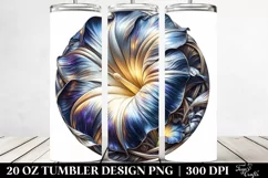 Detailed Morning Glory | 20 Oz Tumbler Product Image 2