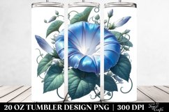 Detailed Morning Glory | 20 Oz Tumbler Product Image 2
