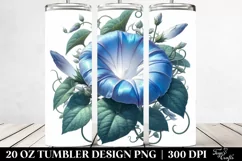 Detailed Morning Glory | 20 Oz Tumbler Product Image 2