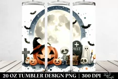 Simple Funny Haloween Full Moon 20 Oz Tumbler Product Image 2