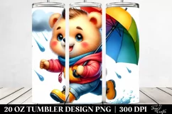 Cute Baby Bear Drawing | 20 oz Tumbler Product Image 2