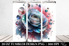 Abstract Shiny Ranunculus Metalic Product Image 2