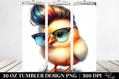 Cute Baby Chicken Drawing | 20 oz Tumbler Product Image 2
