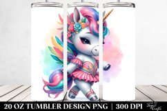 Baby Unicorn Samba Costume. 20 oz Tumbler Design Product Image 2