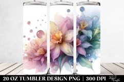 Abstract Pastel Shiny Narcissus Made of - 20 Oz Tumbler Product Image 2