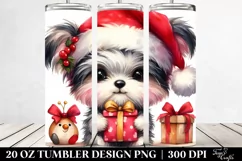 Expressive Baby Maltese with Gift Box PNG Product Image 2