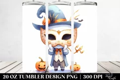 Simple Funny Haloween Masquerade 20 Oz Tumbler Product Image 2
