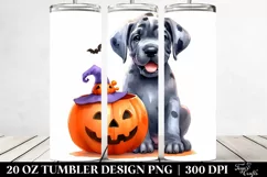 Expressive Baby Great Dane for Halloween, PNG Product Image 2